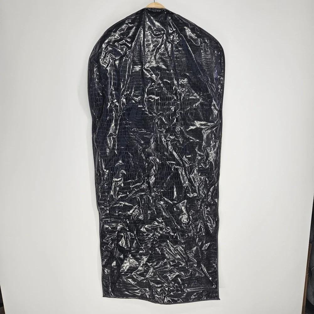 Las Vegas Garment Bag Unisex OS Black Crocodile Embossed Suit Cover Luggage‎